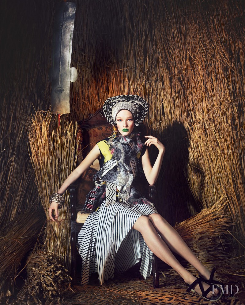 Charlotte Kay featured in Tribal Fashion, June 2014