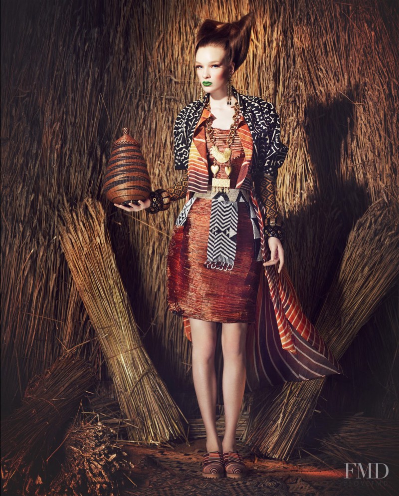 Charlotte Kay featured in Tribal Fashion, June 2014