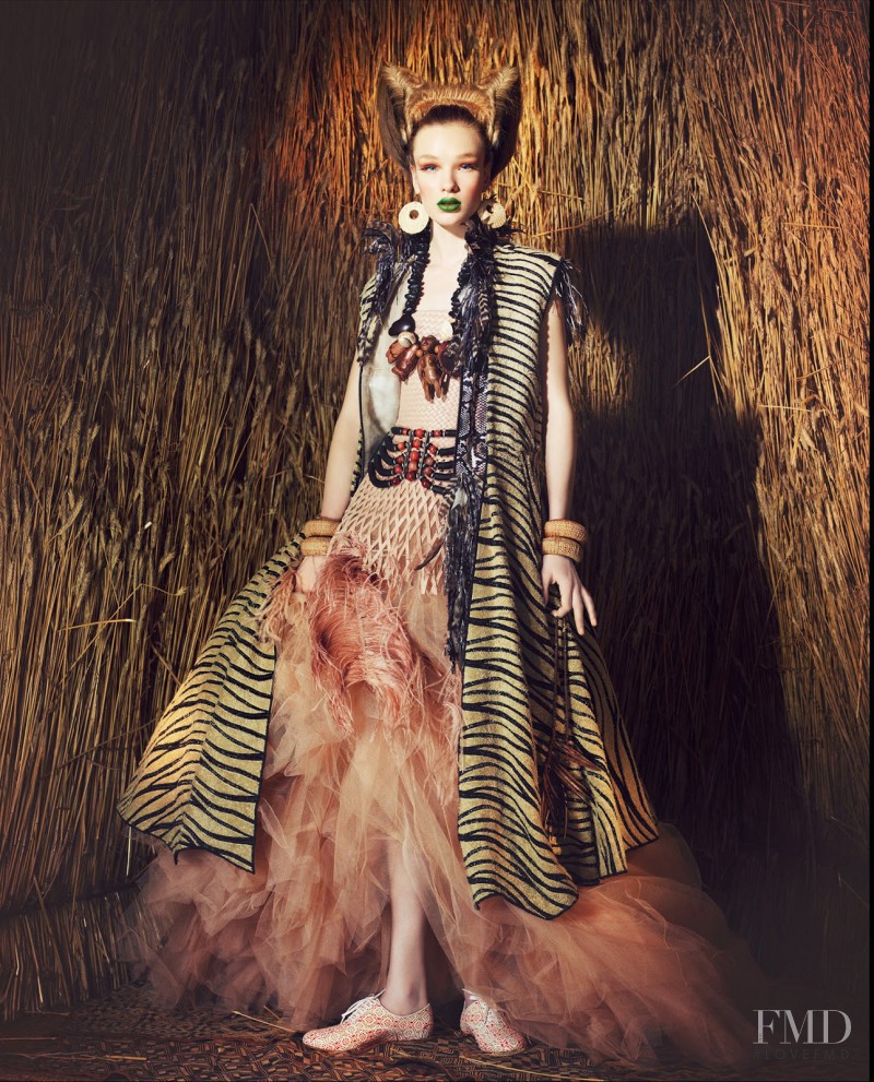 Charlotte Kay featured in Tribal Fashion, June 2014