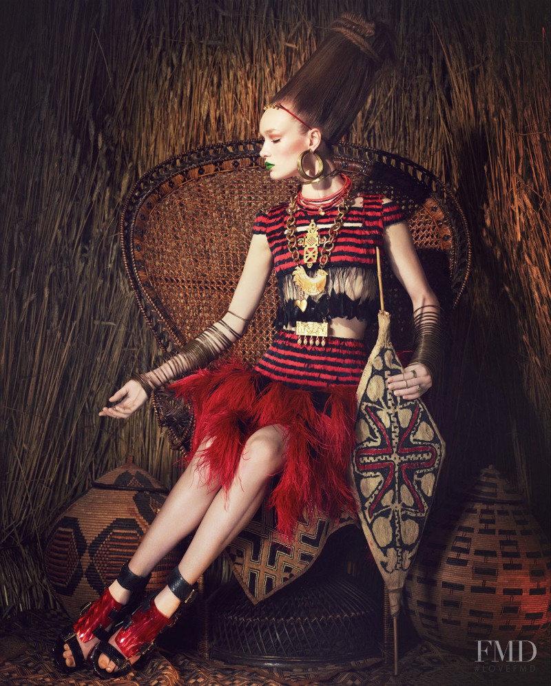 Charlotte Kay featured in Tribal Fashion, June 2014