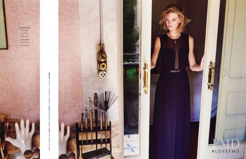 Patricia van der Vliet featured in Une Lecon De Style Riviera, June 2014