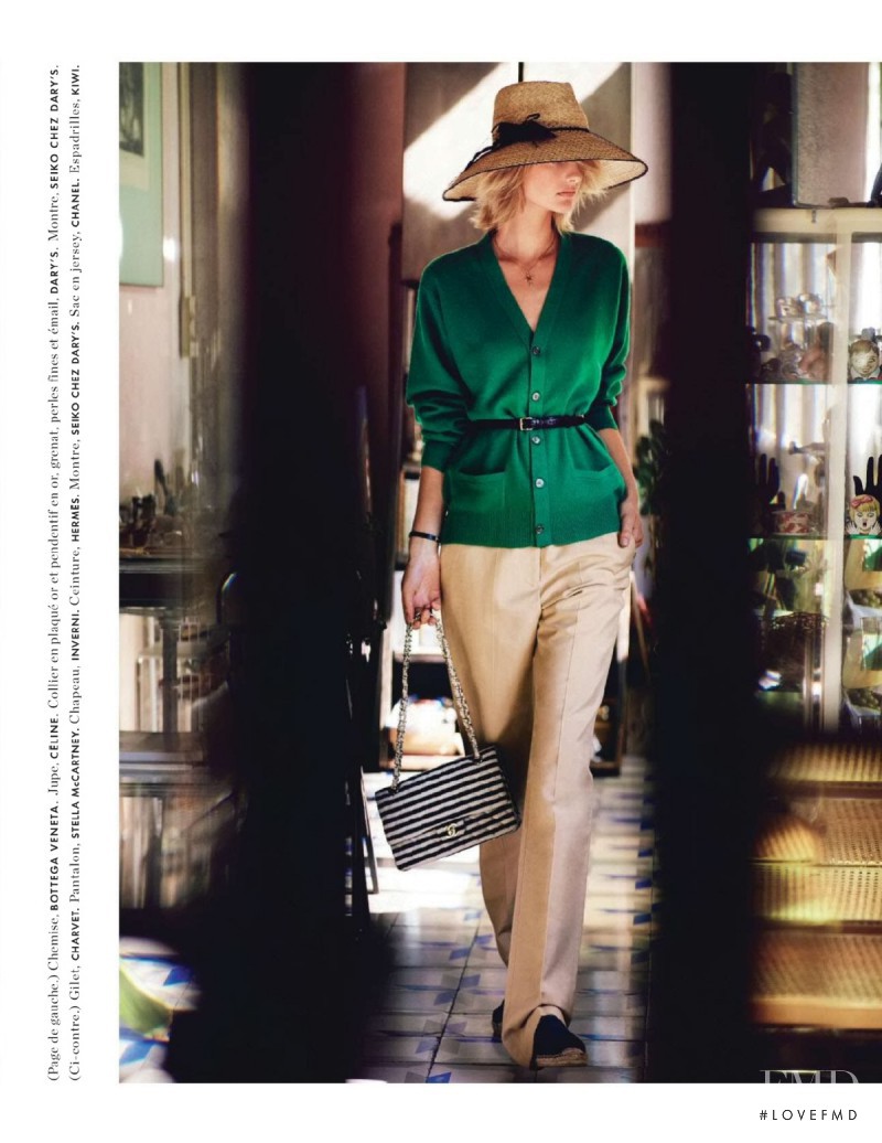 Patricia van der Vliet featured in Une Lecon De Style Riviera, June 2014