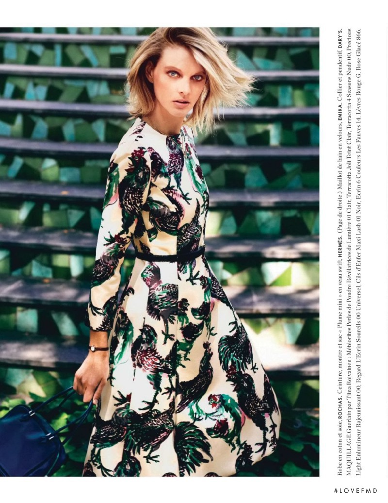 Patricia van der Vliet featured in Une Lecon De Style Riviera, June 2014