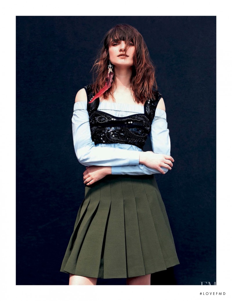 Martyna Frankow featured in Azzurro..., June 2014