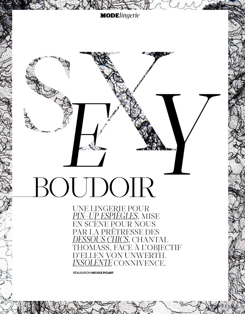 Sexy Boudoir, December 2013