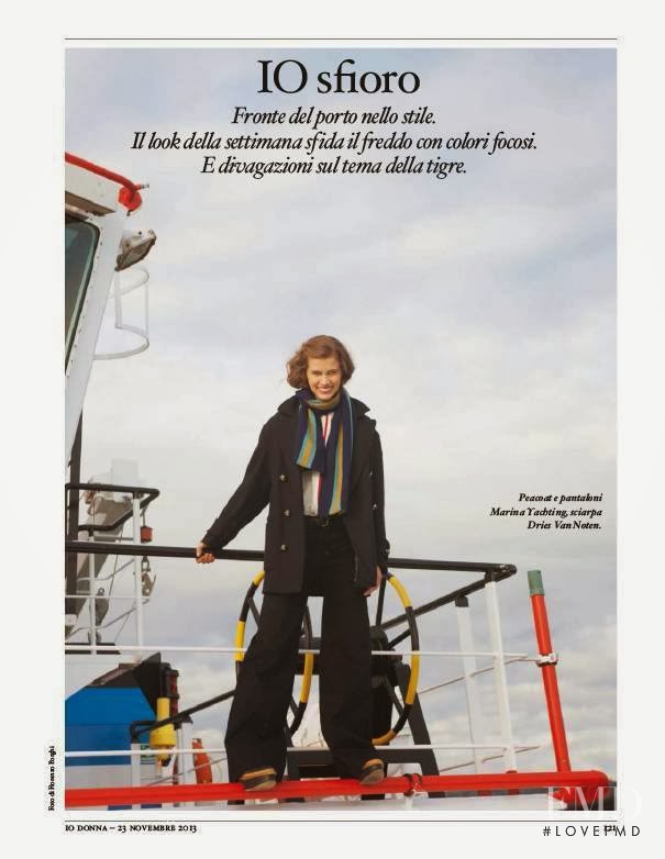 Agata Wozniak featured in La dama del mare, December 2013