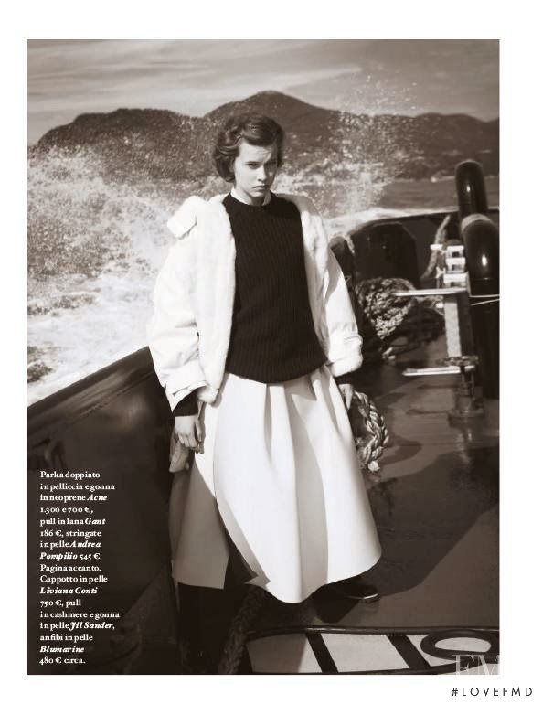 Agata Wozniak featured in La dama del mare, December 2013