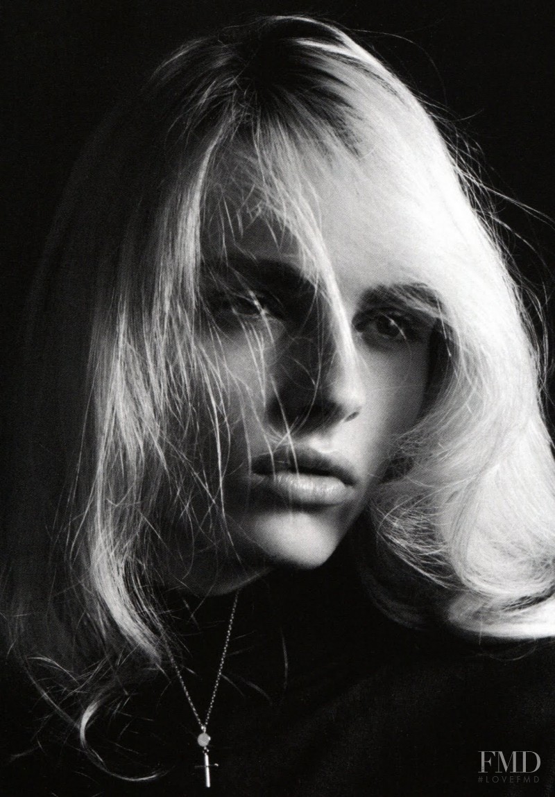 Andrej Pejic featured in The glamorous return of Frida Giannini\'s Gucci, September 2010