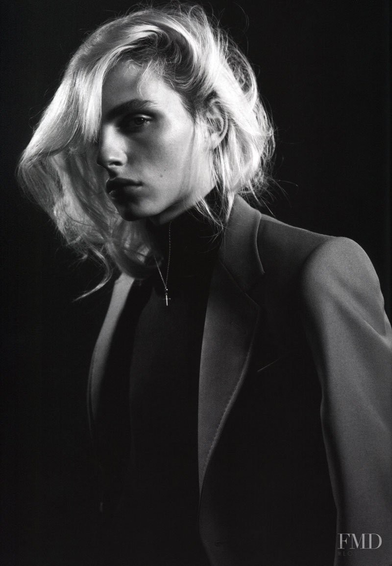 Andrej Pejic featured in The glamorous return of Frida Giannini\'s Gucci, September 2010