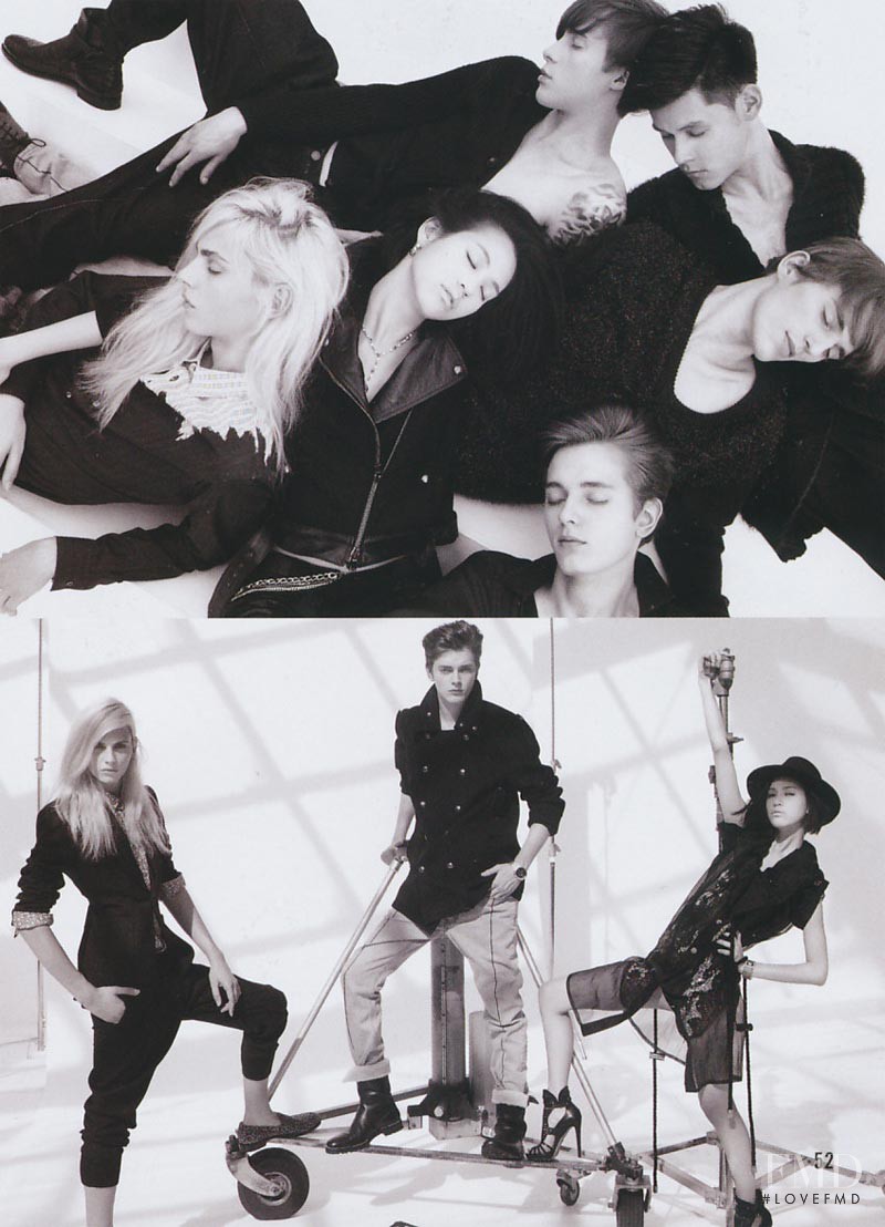 Andrej Pejic featured in Inspired by “Factory Girl”, September 2010