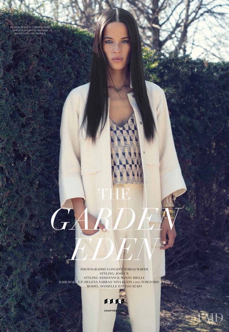 Danielle Hayes featured in The Garden Eden, May 2014