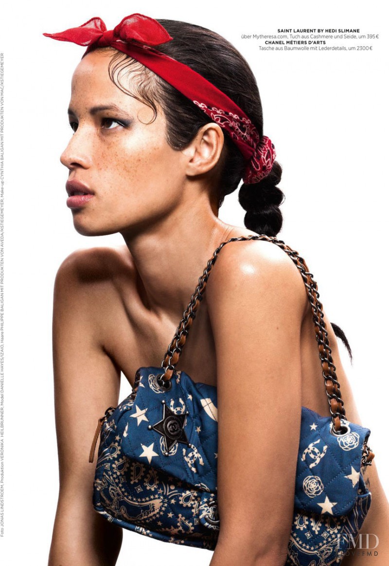 Danielle Hayes featured in Harper\'s Bazaar Loves, June 2014