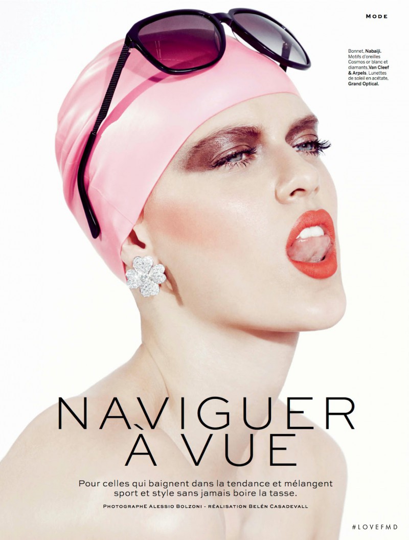 Tess Hellfeuer featured in Naviguer À Vue, June 2014