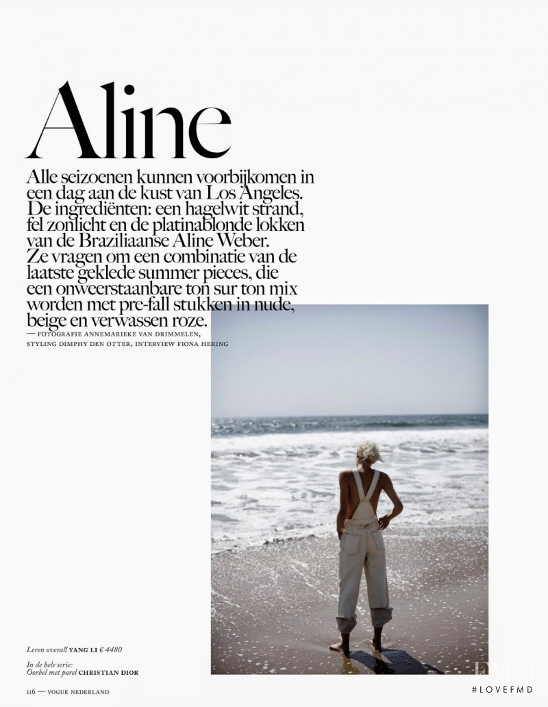 Aline Weber featured in Aline , July 2014