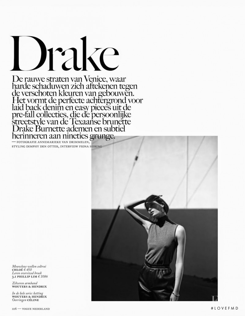 Drake Burnette featured in Drake, July 2014