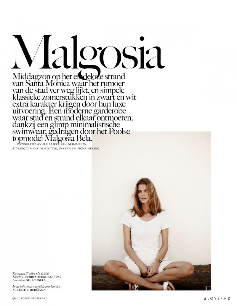Malgosia Bela featured in Malgosia, July 2014
