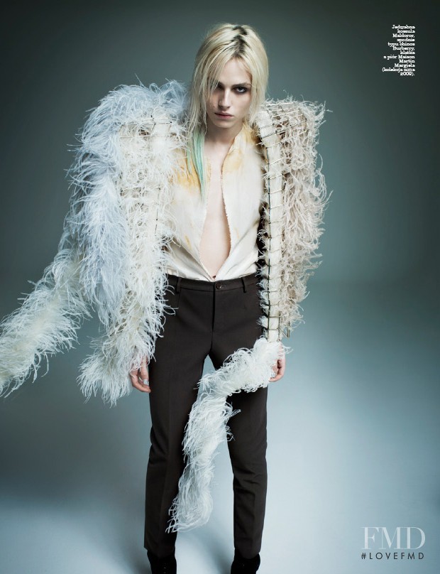 Andrej Pejic featured in Mr. Unisex, March 2011