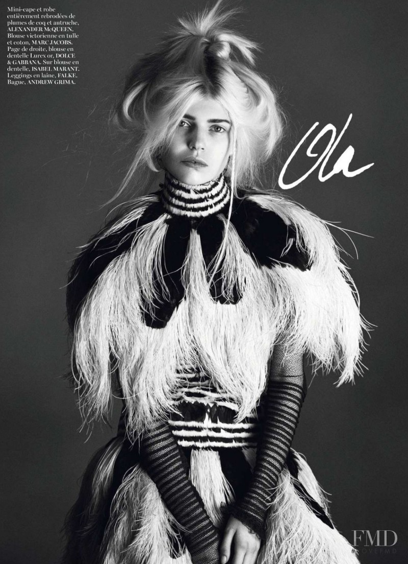 Ola Rudnicka featured in New Faces, February 2014