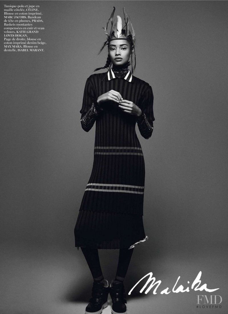 Malaika Firth featured in New Faces, February 2014