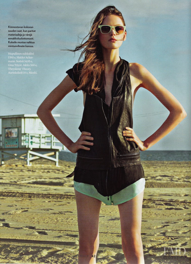 Svetlana Mukhina featured in Aika Hyppy, August 2012