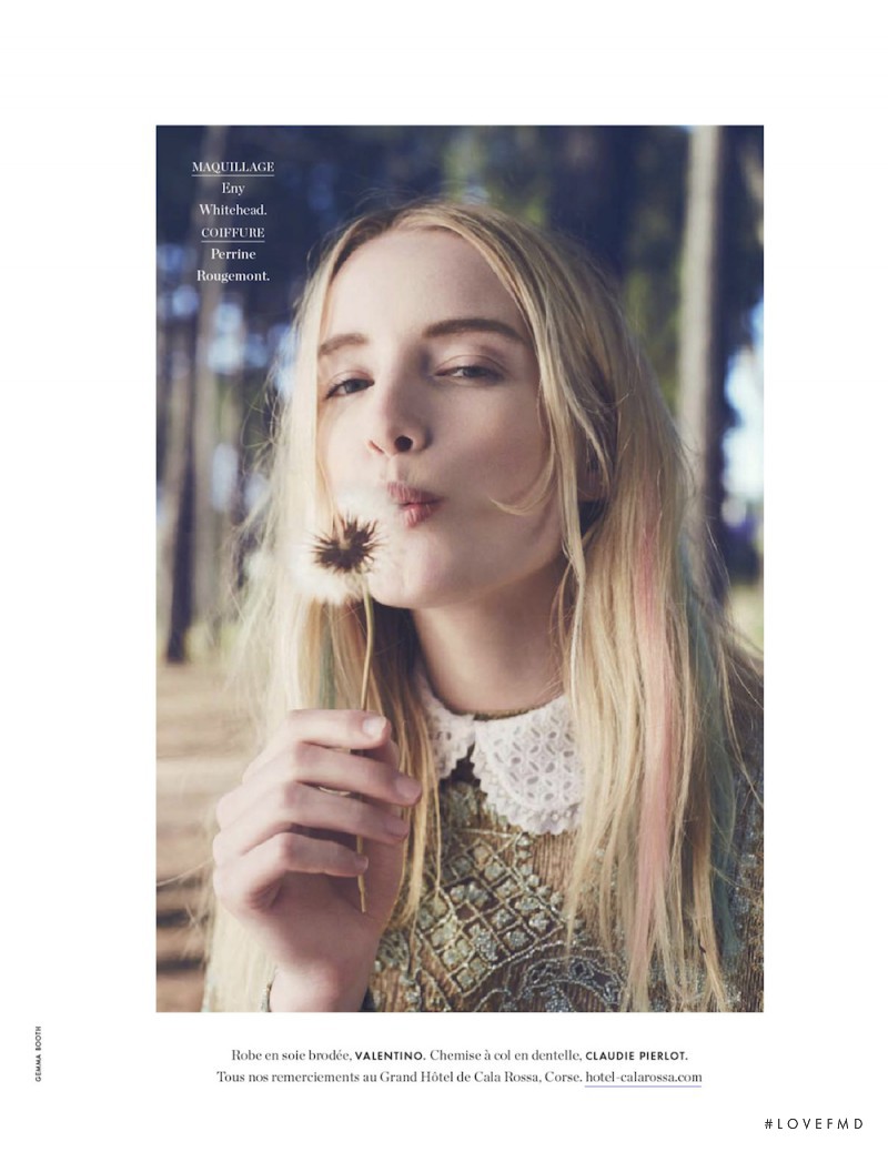 Maud Welzen featured in La dentelle revient en force, June 2014