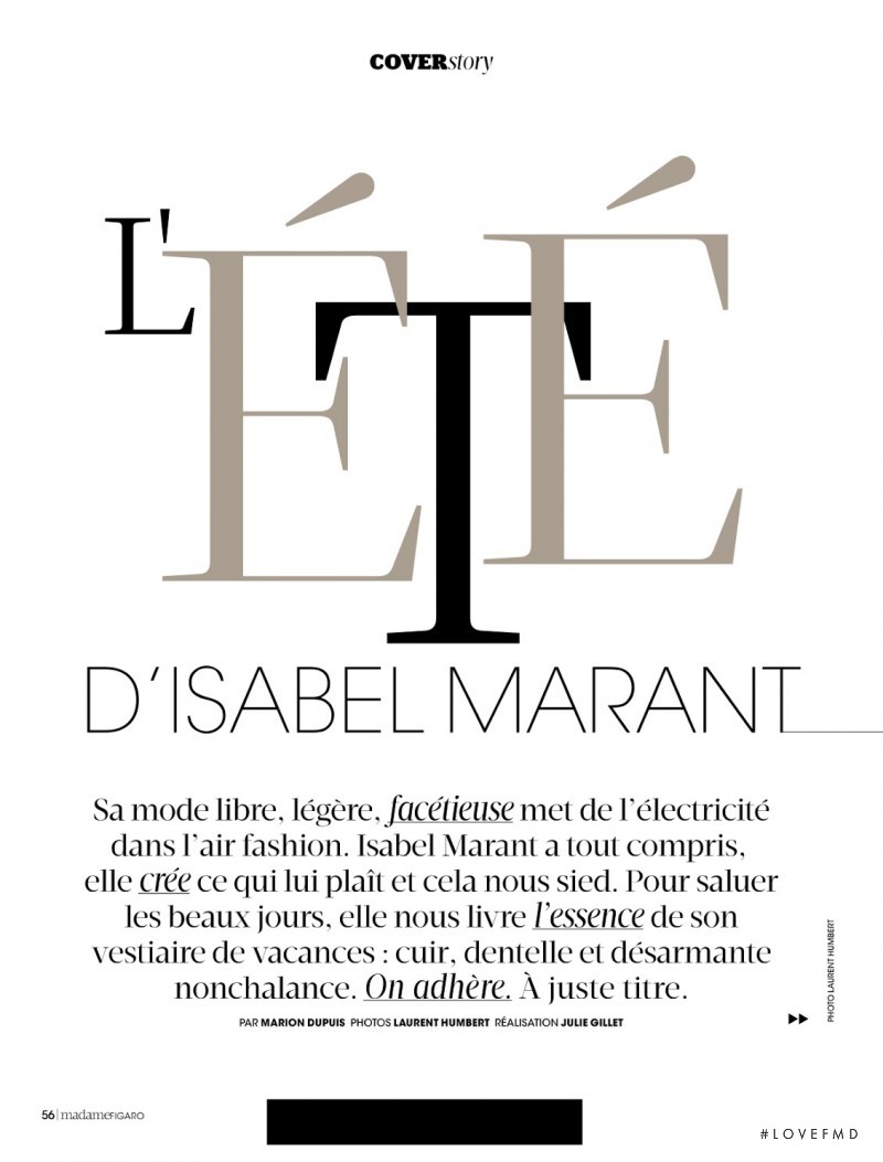 L\'été D\'isabel Marant, June 2014