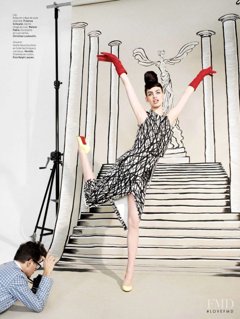 Lily McMenamy featured in Funny Face, May 2014