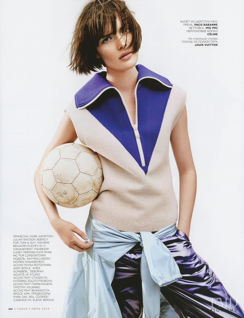 Sam Rollinson featured in Sports Revue, July 2014