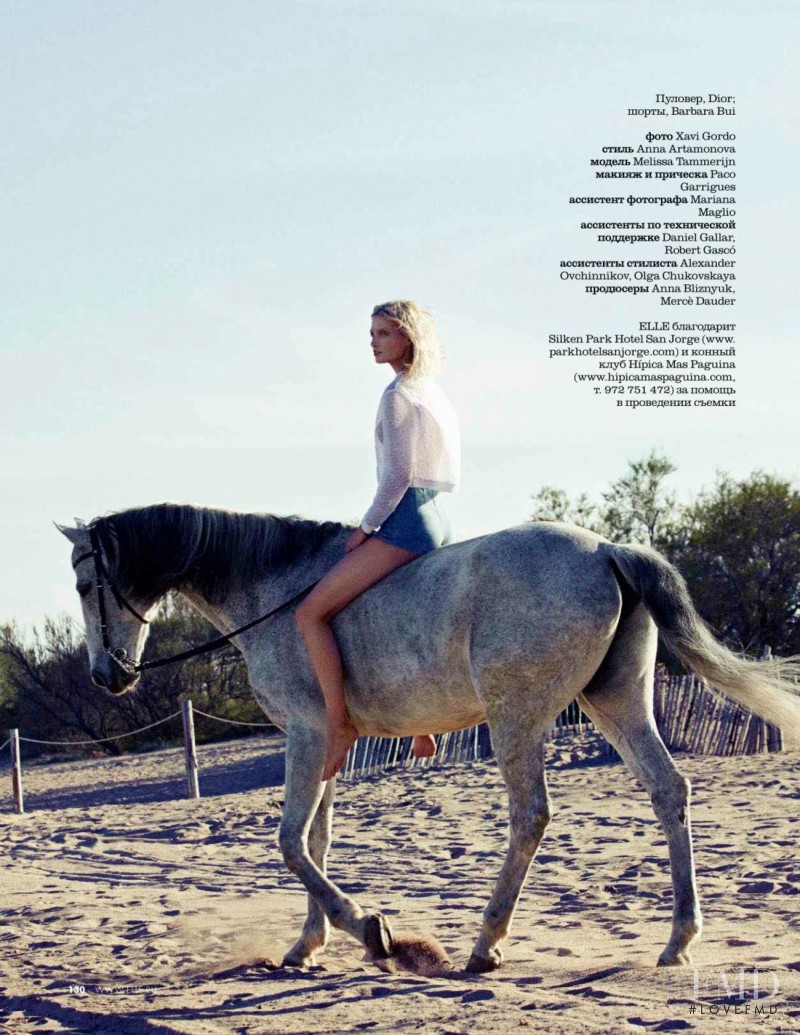 Melissa Tammerijn featured in Head Wind, July 2014