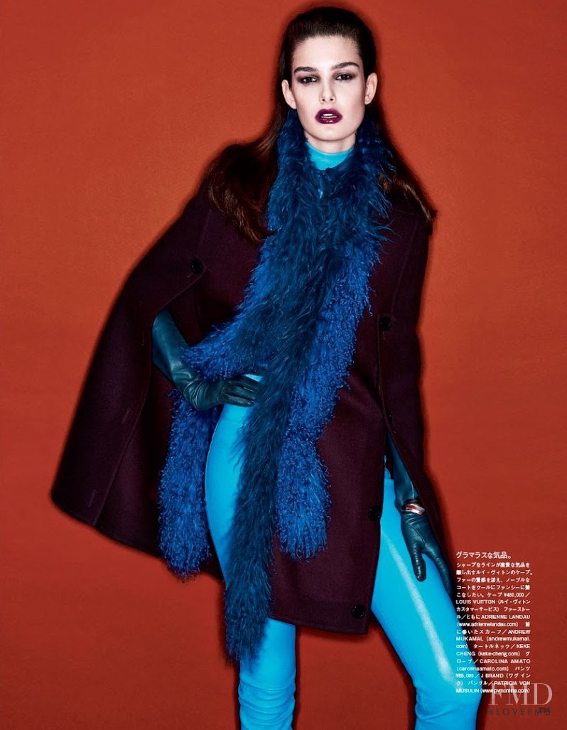 Ophélie Guillermand featured in Coats Of The New Order, August 2014
