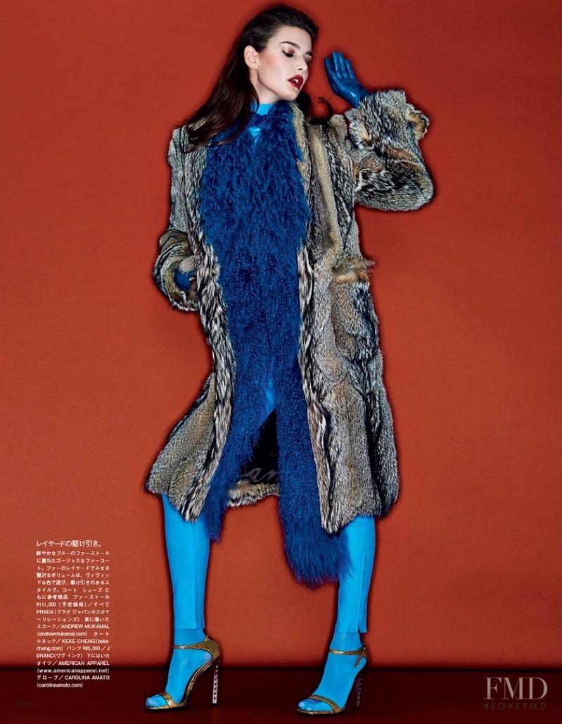 Ophélie Guillermand featured in Coats Of The New Order, August 2014
