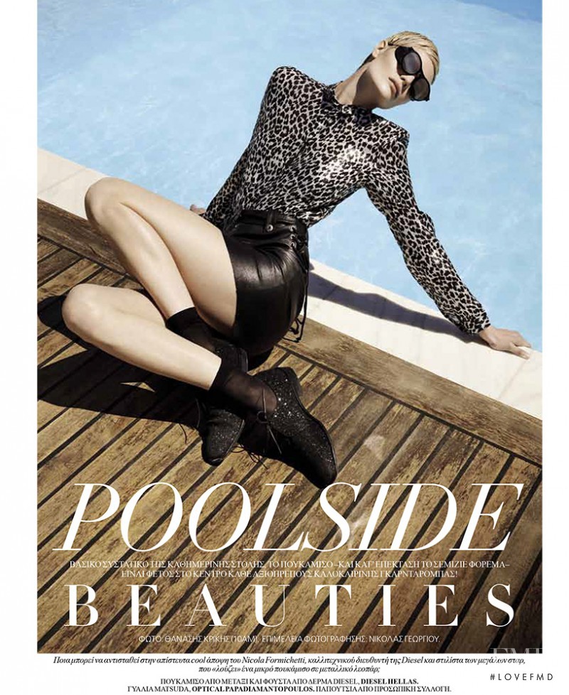 Linnea Hellbom featured in Poolside Beauties, June 2014