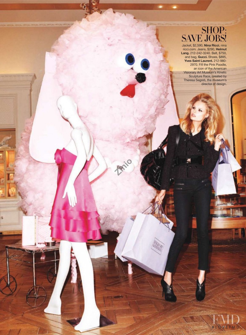 Magdalena Frackowiak featured in Proud To Shop, September 2009