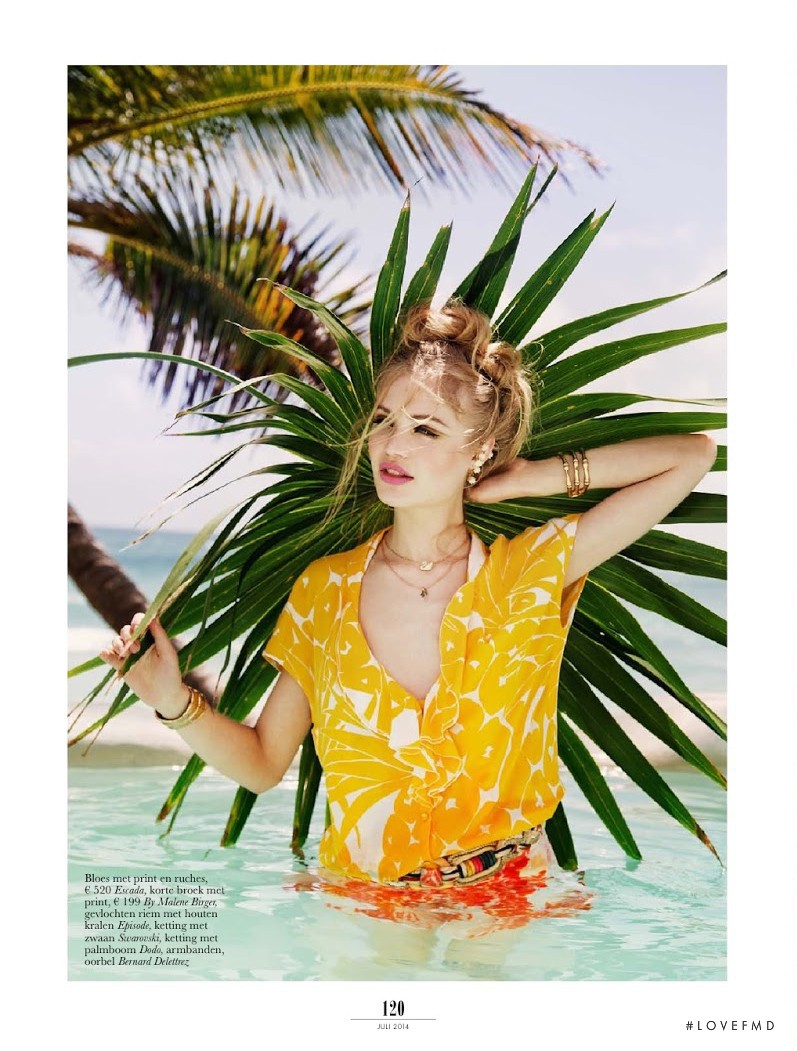 Camilla Forchhammer Christensen featured in Club Tropicana, July 2014