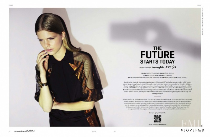 Dalma Baczay featured in The Future Starts Today, June 2014