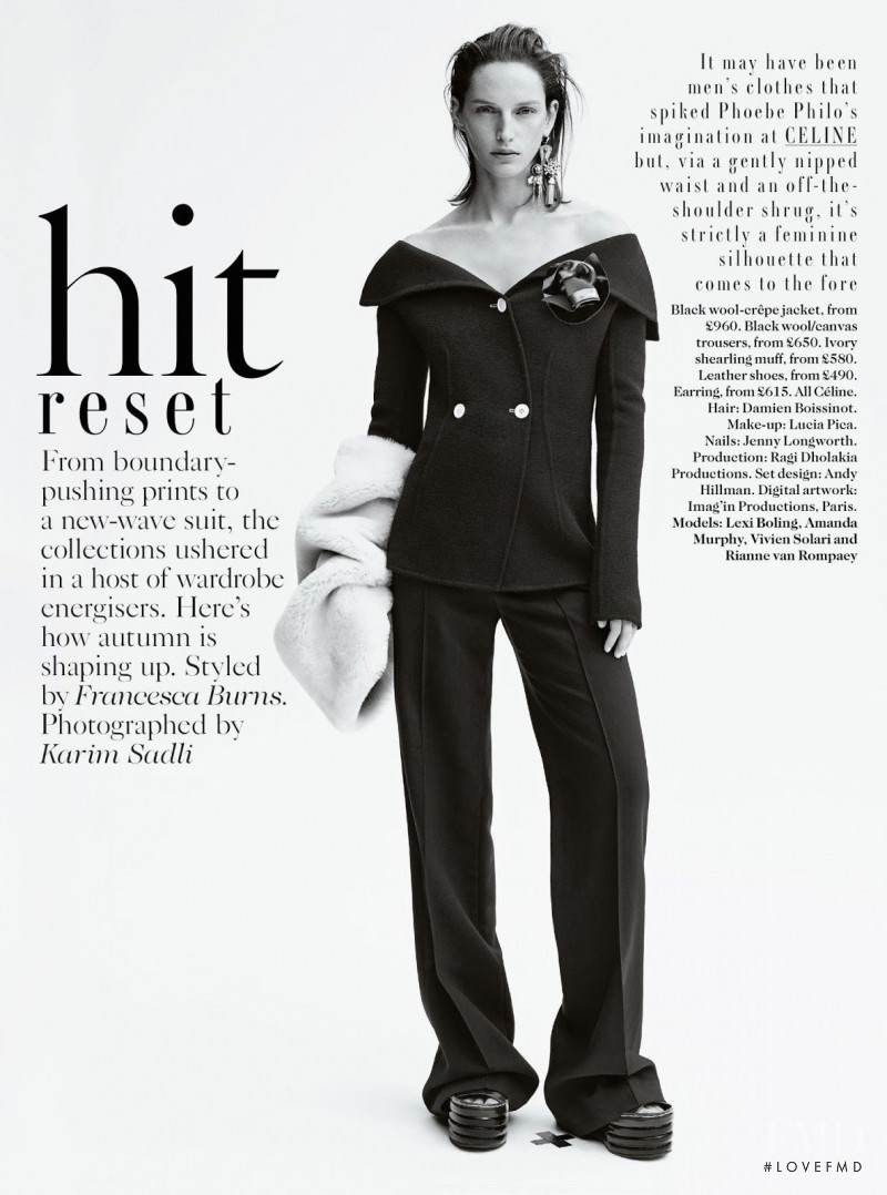 Vivien Solari featured in Hit Reset, August 2014