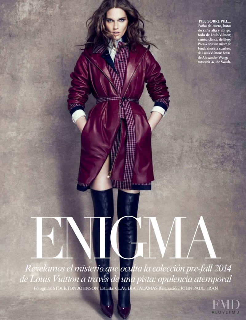 Giedre Dukauskaite featured in Enigma, July 2014