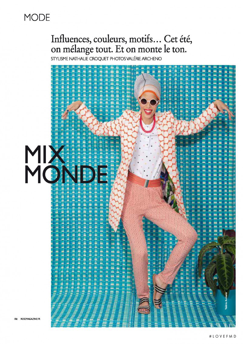 Danielle Hayes featured in Mix Monde, May 2014