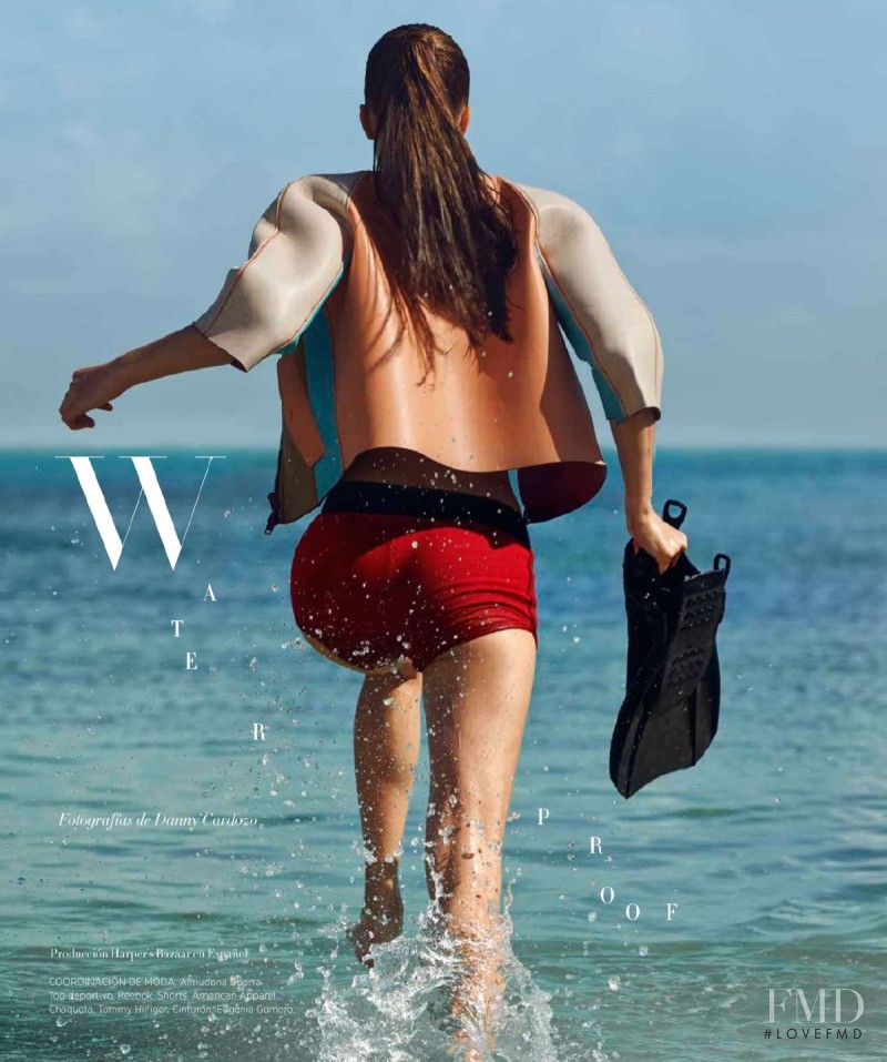 Alla Kostromicheva featured in Water Proof, July 2014