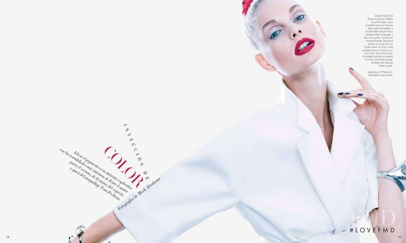 Patricia van der Vliet featured in Inyeccion De Color, July 2014