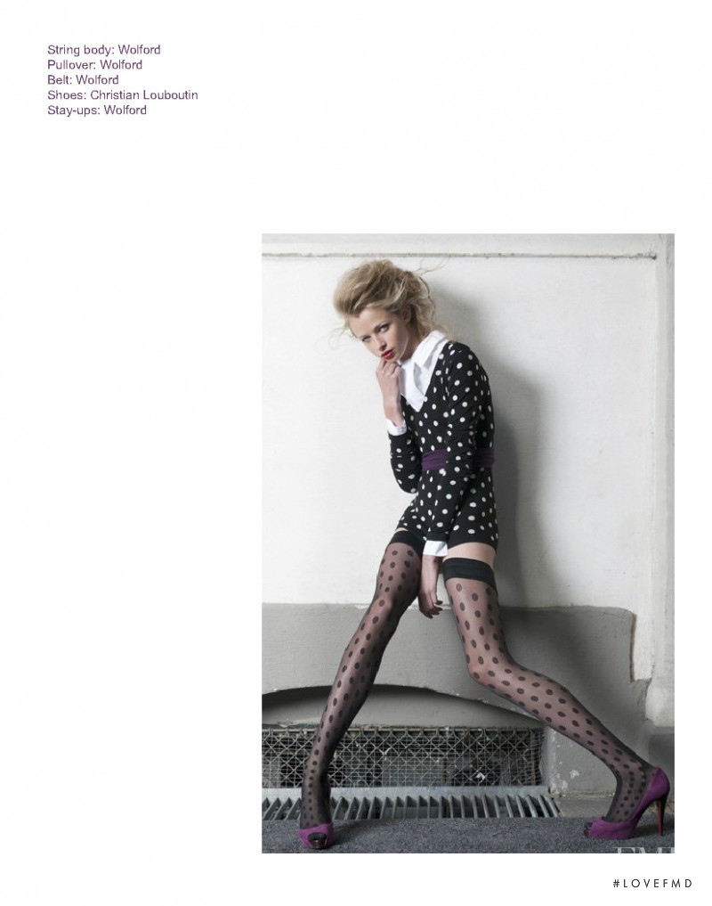 Anna Lund Sorensen featured in Stay-Ups, September 2011