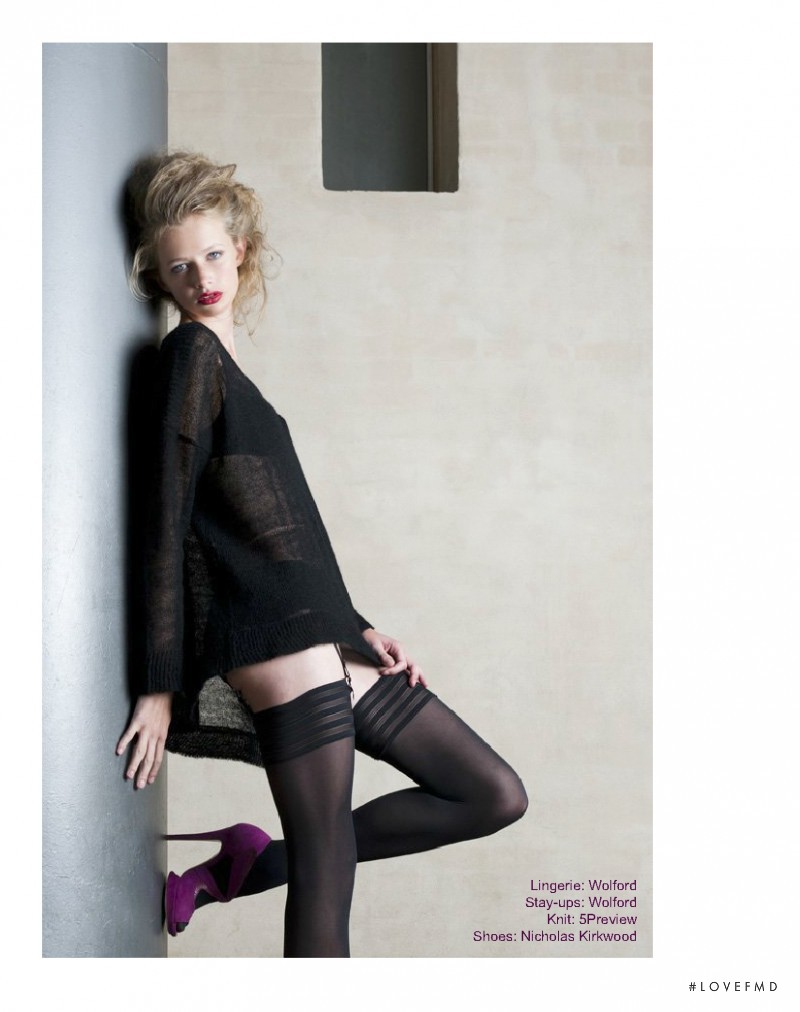 Anna Lund Sorensen featured in Stay-Ups, September 2011