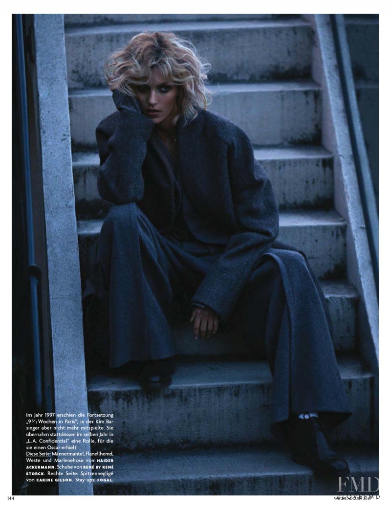 Anja Rubik featured in Passion, August 2014