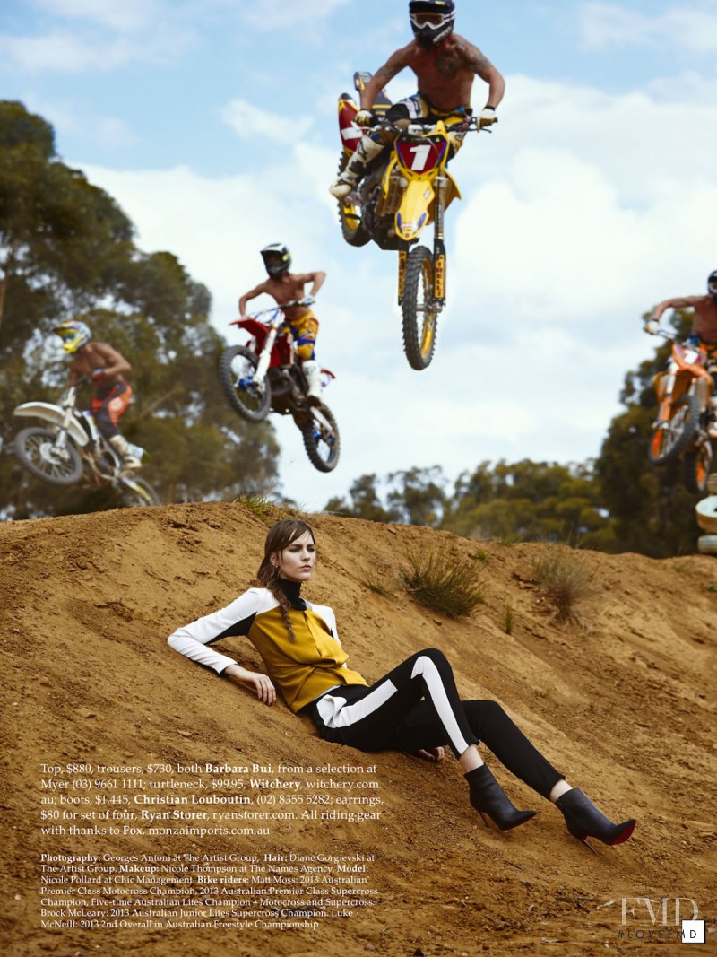 Nicole Pollard featured in Rush, July 2014