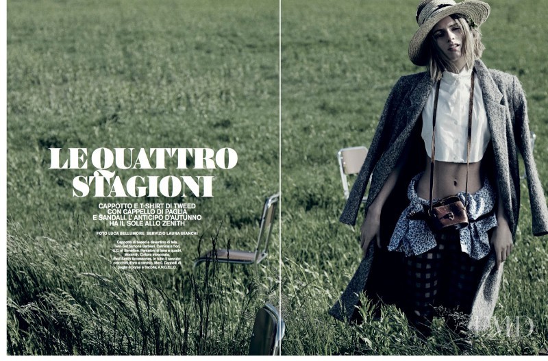 Mariska van der Zee featured in Le Quattro Stagioni, July 2014