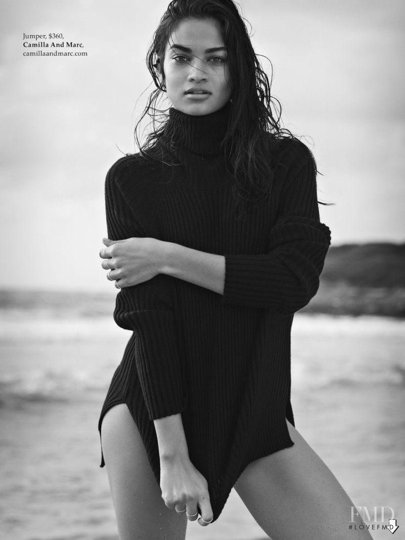 Shanina Shaik featured in Bare Necessities, July 2014