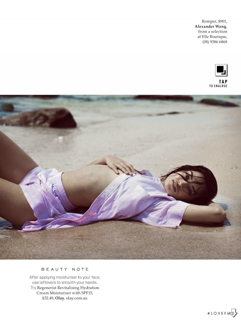 Shanina Shaik featured in Bare Necessities, July 2014