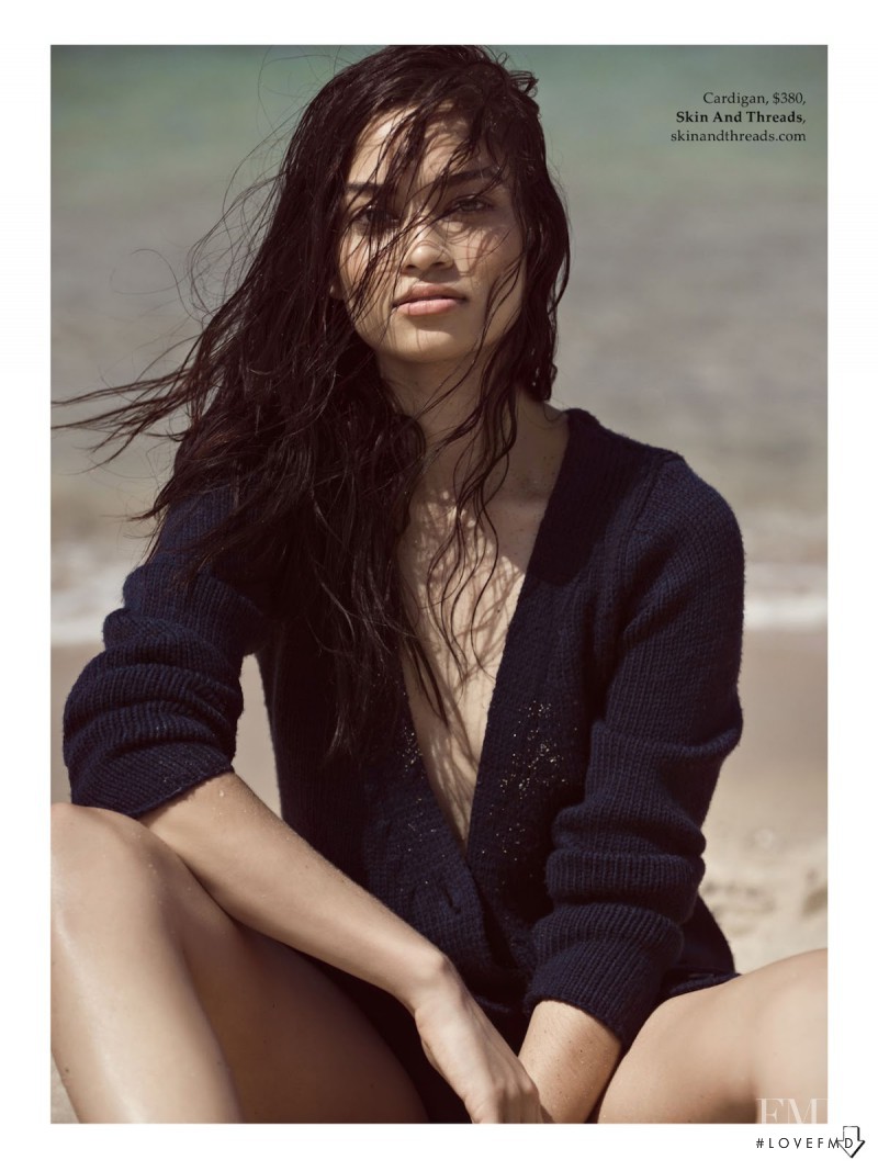 Shanina Shaik featured in Bare Necessities, July 2014