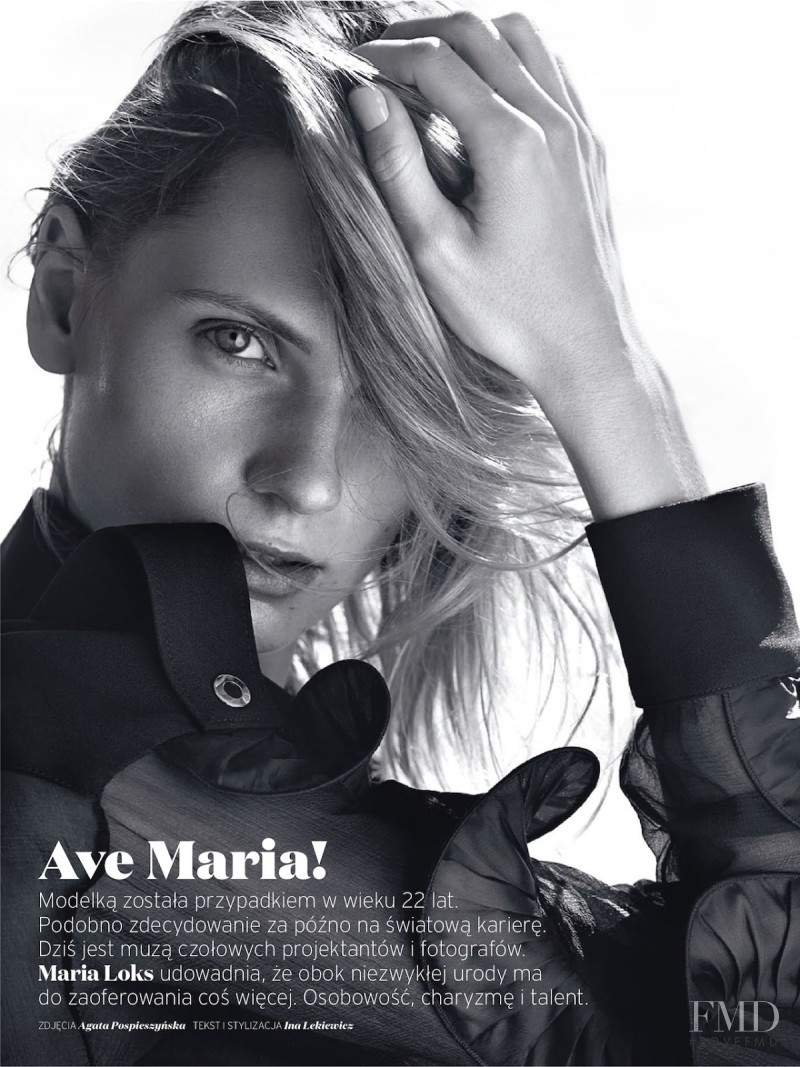 Maria Loks featured in Ave Maria, August 2014