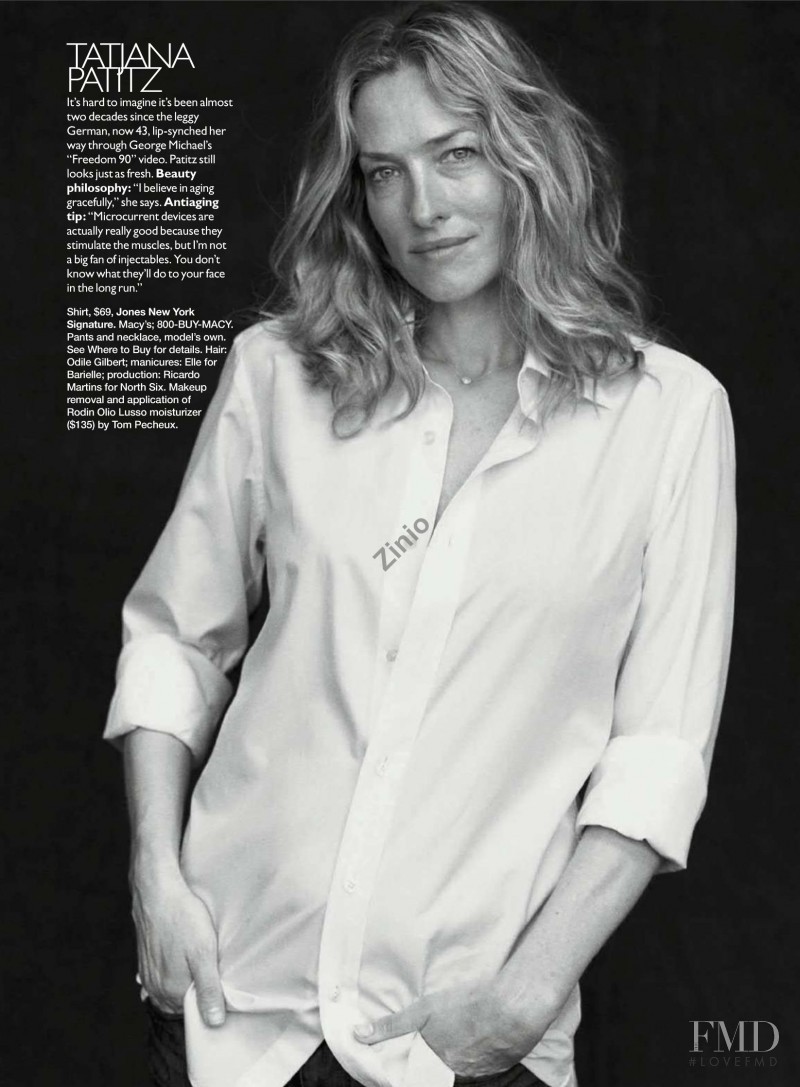 Tatjana Patitz featured in Supermodels Supernatural, September 2009